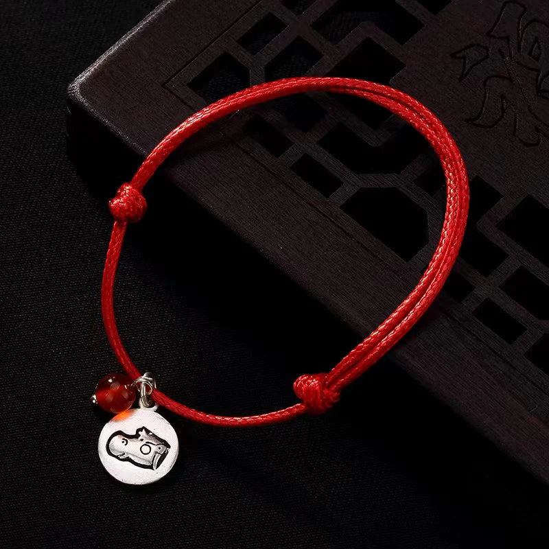 12 Chinese Zodiac Red String Bracelet - Good Luck Protection