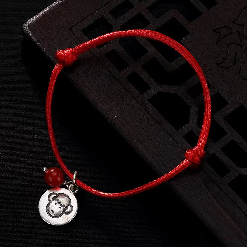 12 Chinese Zodiac Red String Bracelet - Good Luck Protection