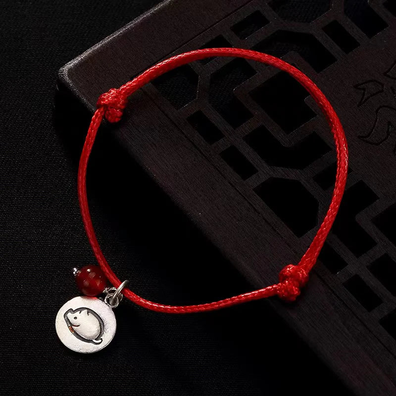 12 Chinese Zodiac Red String Bracelet - Good Luck Protection