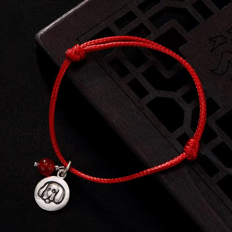 12 Chinese Zodiac Red String Bracelet - Good Luck Protection