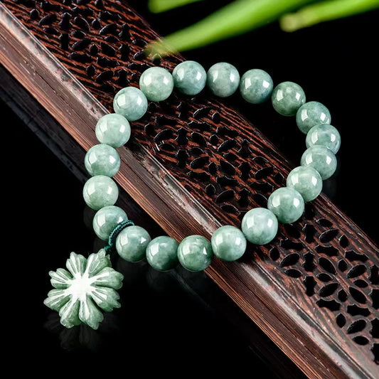 Sun Flower Jade Bracelet - Financial Growth