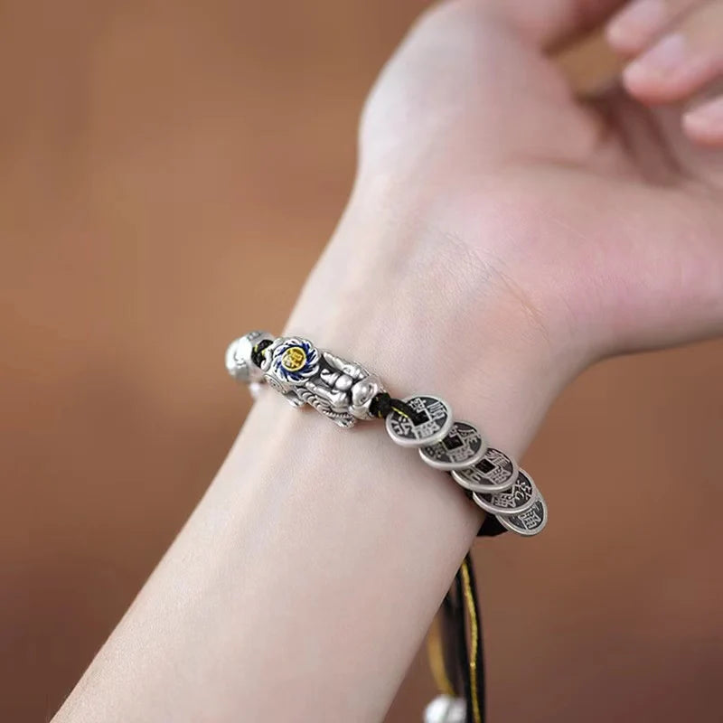 Lucky Coins Pixiu Protection Bracelet