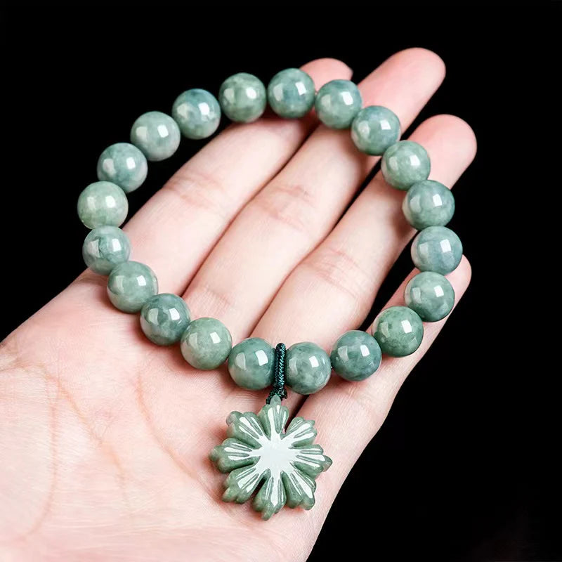 Sun Flower Jade Bracelet - Financial Growth