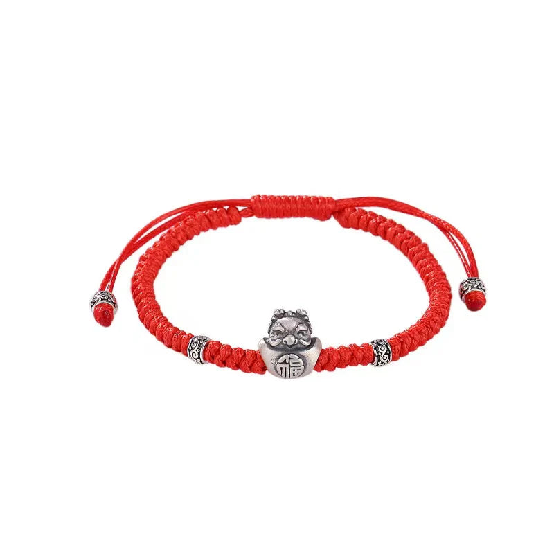 Wealth Ingots Red String Bracelet For Couple - Prosperity Abundance