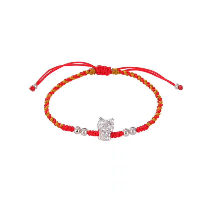 2024 Yeaf of Dragon Red String Bracelet - 925 Sterling Silver Product Details