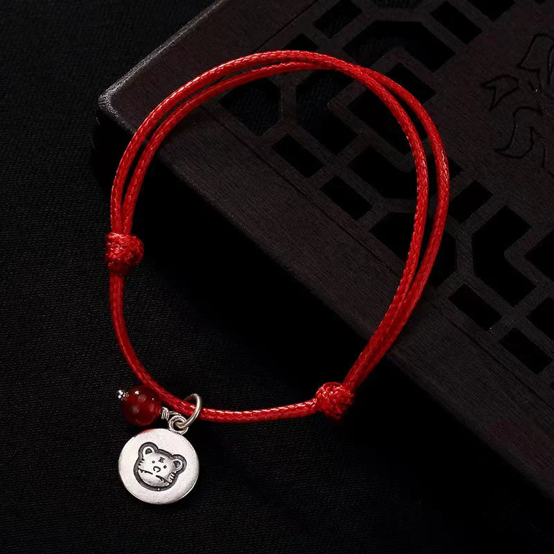 12 Chinese Zodiac Red String Bracelet - Good Luck Protection