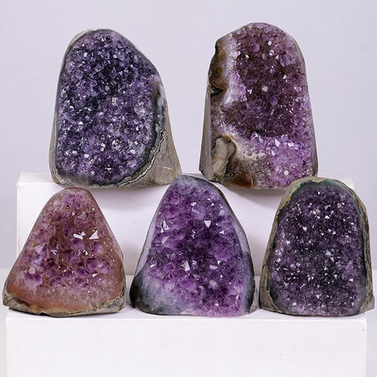 Uruguayan Natural Amethyst Cluster Amethyst Geode Home Feng Shui Decorations