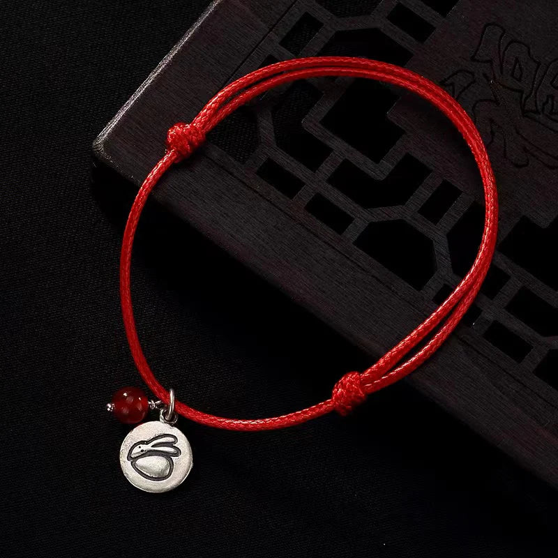 12 Chinese Zodiac Red String Bracelet - Good Luck Protection