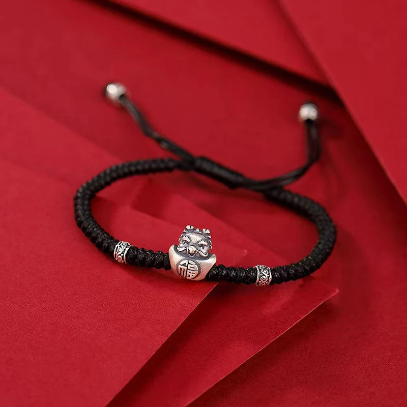 Wealth Ingots Red String Bracelet For Couple - Prosperity Abundance