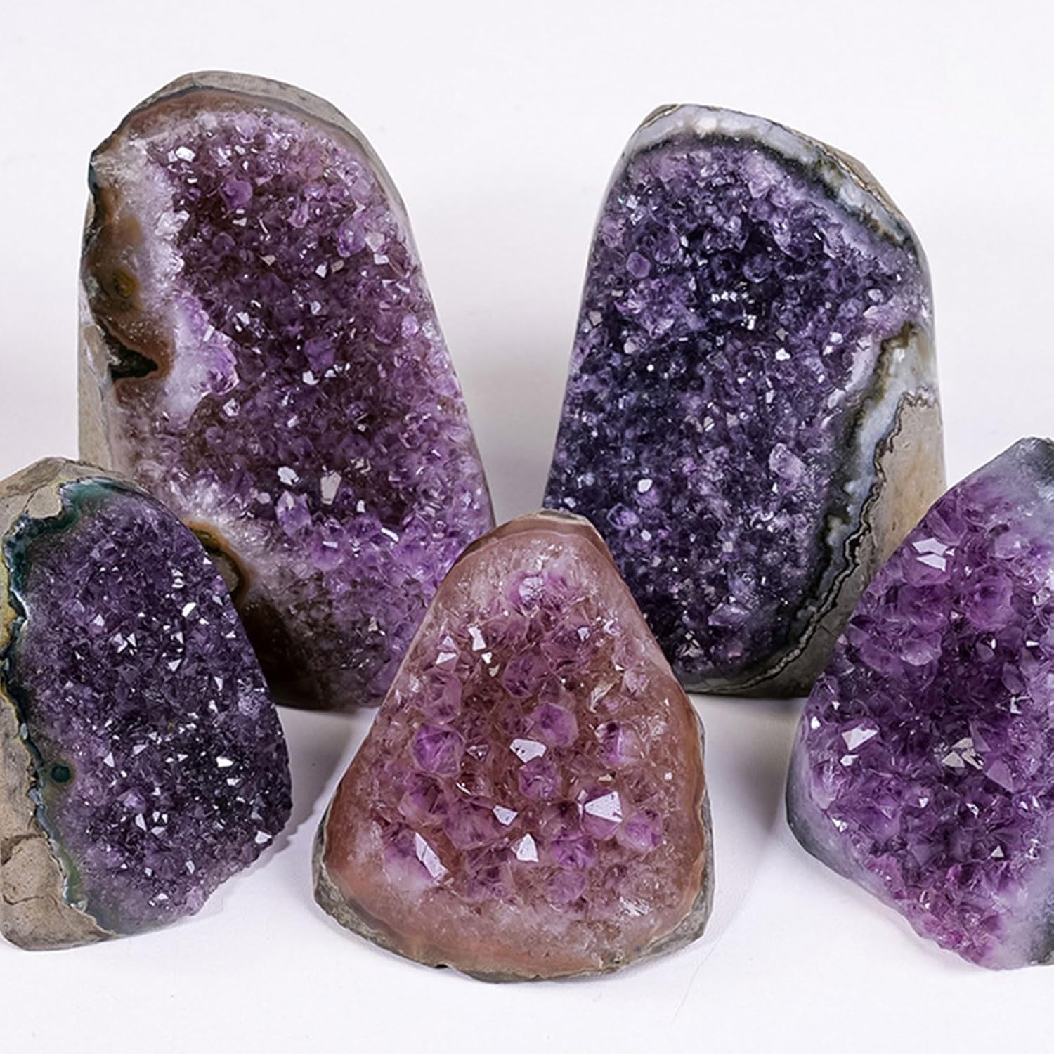 Uruguayan Natural Amethyst Cluster Amethyst Geode Home Feng Shui Decorations