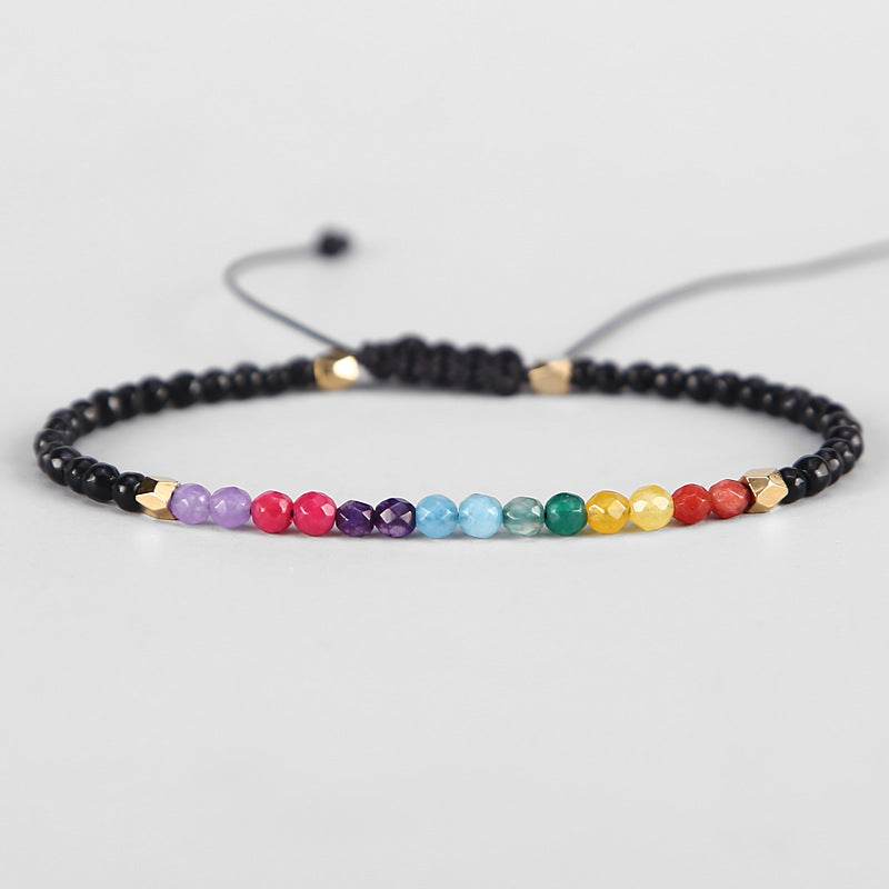 7 Chakra & 12 Constellation Bracelets, 7 Chakra Handmade Lucky Stone Bracelet, Reveal Your True Potential