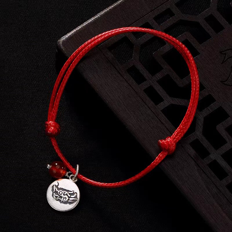 12 Chinese Zodiac Red String Bracelet - Good Luck Protection