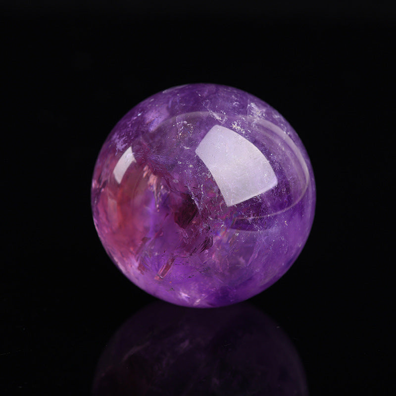 Amethyst Crystal Decorative Ball with Stand Crystal Sphere - Reiki Gifts - Meditation Gifts - Feng Shui