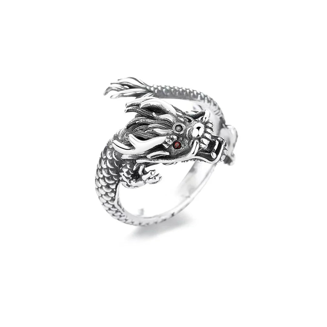 Legendary Dragon Silver Ring - 2024 New Edition Adjustable