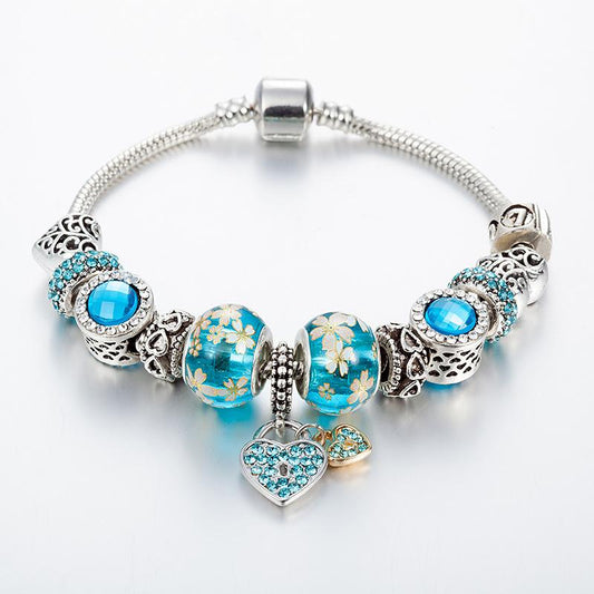 Blue Crystal Healing Bracelet