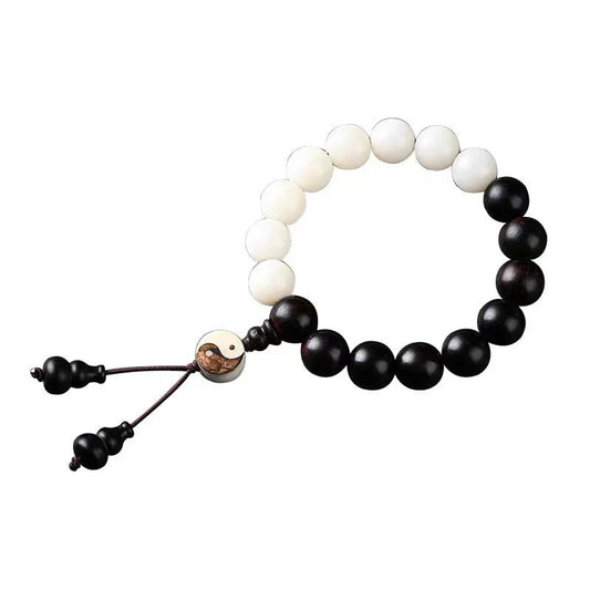 Feng Shui Bagua Sandal Wood Beads Protection Bracelet