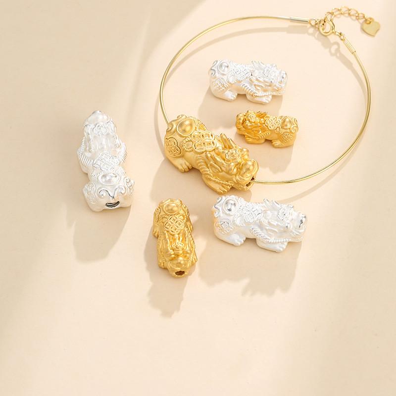 Feng Shui Pixiu Gold Plated 999 Silver Wealth Bracelet