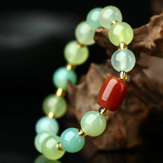 Green Agate Stone Healing Bracelet