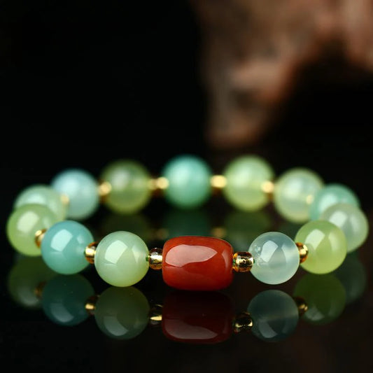 Green Agate Stone Healing Bracelet