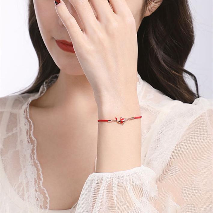 Koi Fish Red String Bracelet