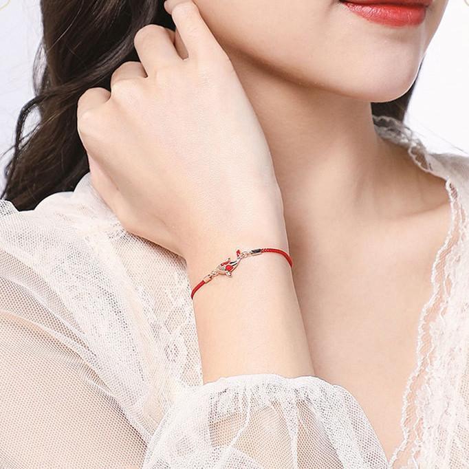 Koi Fish Red String Bracelet