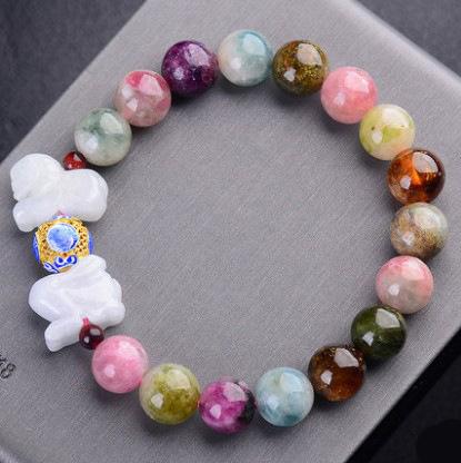 Natural Tourmaline Full Blessing Bracelet